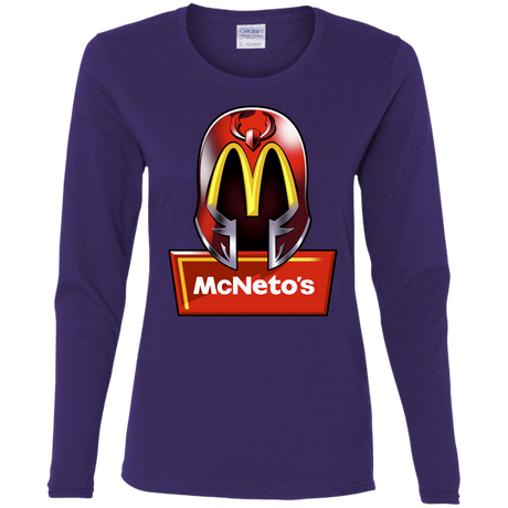 T-Shirts Purple / S McNeto's Women's Long Sleeve T-Shirt