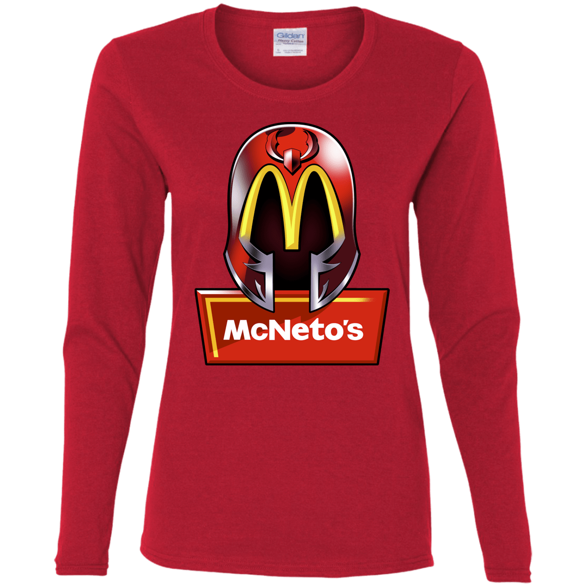 T-Shirts Red / S McNeto's Women's Long Sleeve T-Shirt