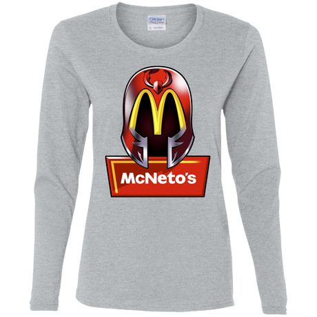 T-Shirts Sport Grey / S McNeto's Women's Long Sleeve T-Shirt