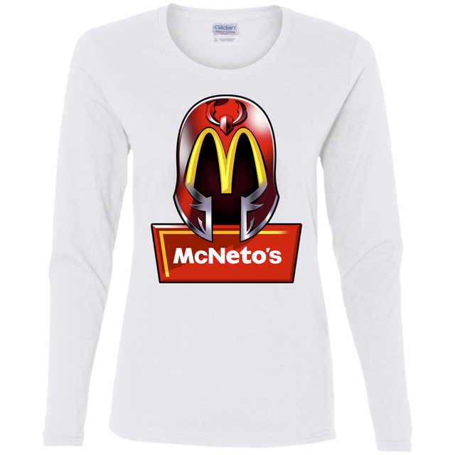 T-Shirts White / S McNeto's Women's Long Sleeve T-Shirt