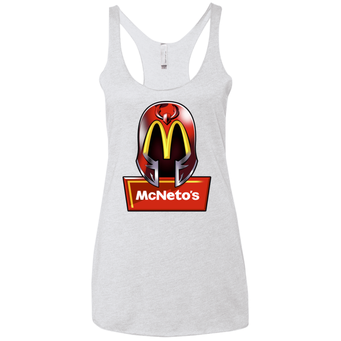 T-Shirts Heather White / X-Small McNeto's Women's Triblend Racerback Tank