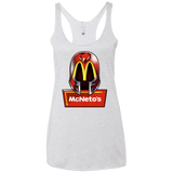 T-Shirts Heather White / X-Small McNeto's Women's Triblend Racerback Tank