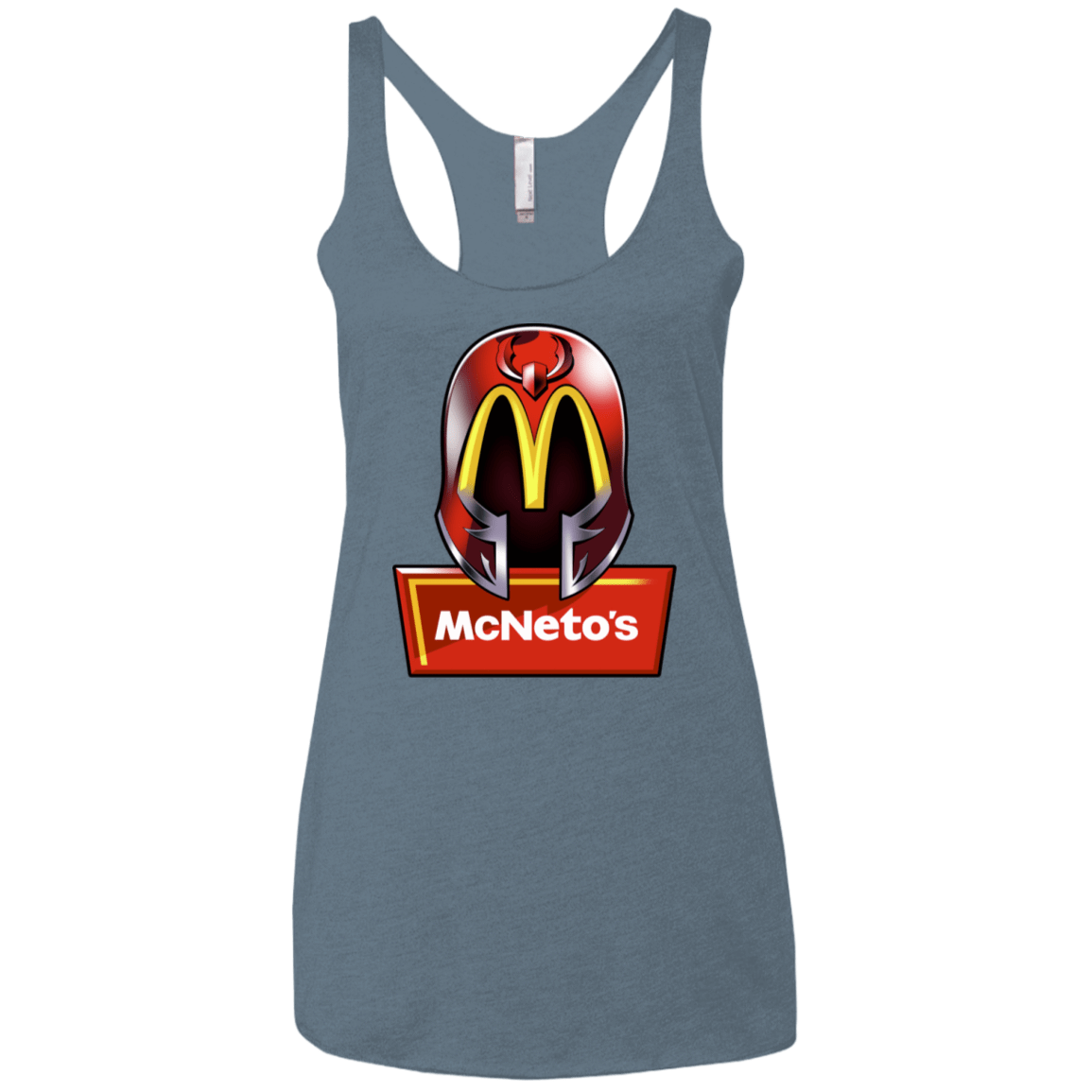 T-Shirts Indigo / X-Small McNeto's Women's Triblend Racerback Tank