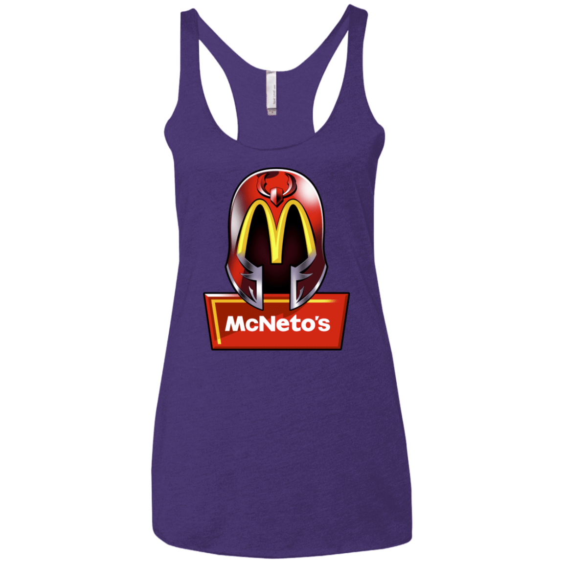 T-Shirts Purple Rush / X-Small McNeto's Women's Triblend Racerback Tank