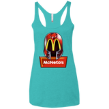 T-Shirts Tahiti Blue / X-Small McNeto's Women's Triblend Racerback Tank