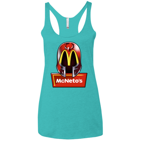T-Shirts Tahiti Blue / X-Small McNeto's Women's Triblend Racerback Tank