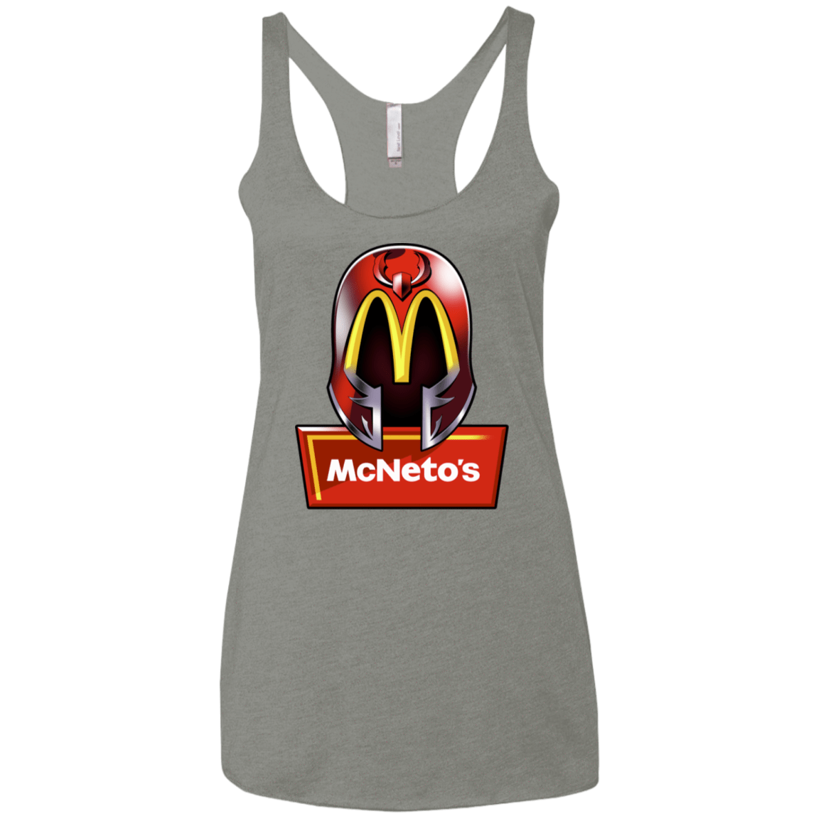 T-Shirts Venetian Grey / X-Small McNeto's Women's Triblend Racerback Tank
