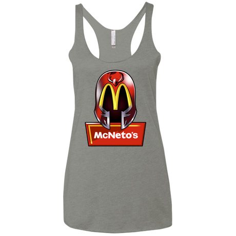 T-Shirts Venetian Grey / X-Small McNeto's Women's Triblend Racerback Tank