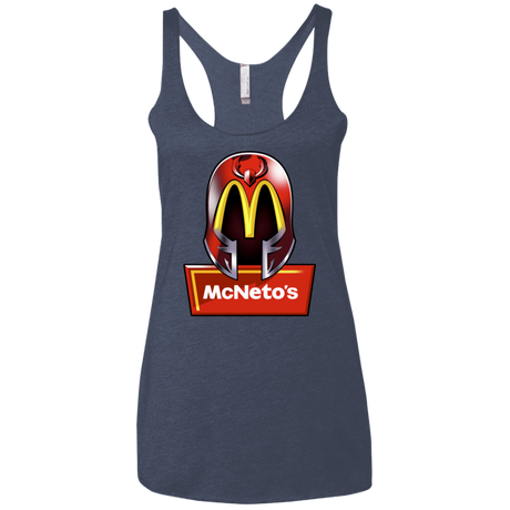 T-Shirts Vintage Navy / X-Small McNeto's Women's Triblend Racerback Tank