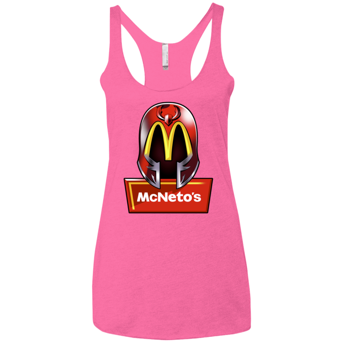 T-Shirts Vintage Pink / X-Small McNeto's Women's Triblend Racerback Tank