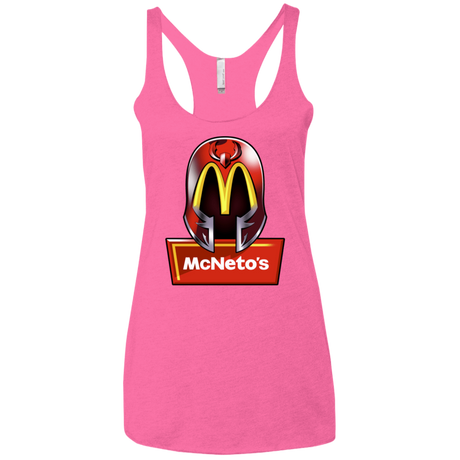 T-Shirts Vintage Pink / X-Small McNeto's Women's Triblend Racerback Tank