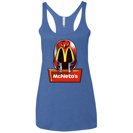 T-Shirts Vintage Royal / X-Small McNeto's Women's Triblend Racerback Tank