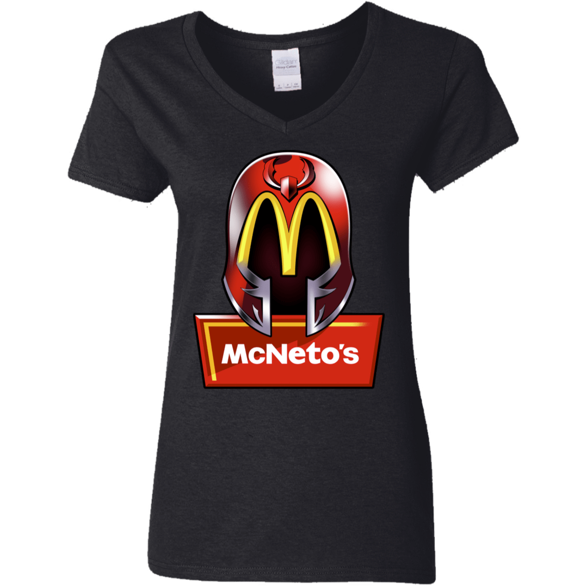 T-Shirts Black / S McNeto's Women's V-Neck T-Shirt