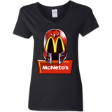 T-Shirts Black / S McNeto's Women's V-Neck T-Shirt