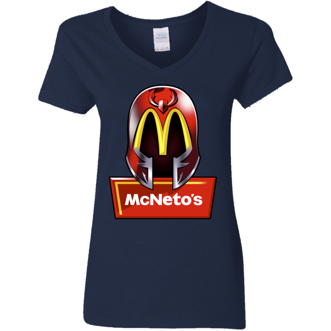 T-Shirts Navy / S McNeto's Women's V-Neck T-Shirt