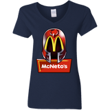 T-Shirts Navy / S McNeto's Women's V-Neck T-Shirt