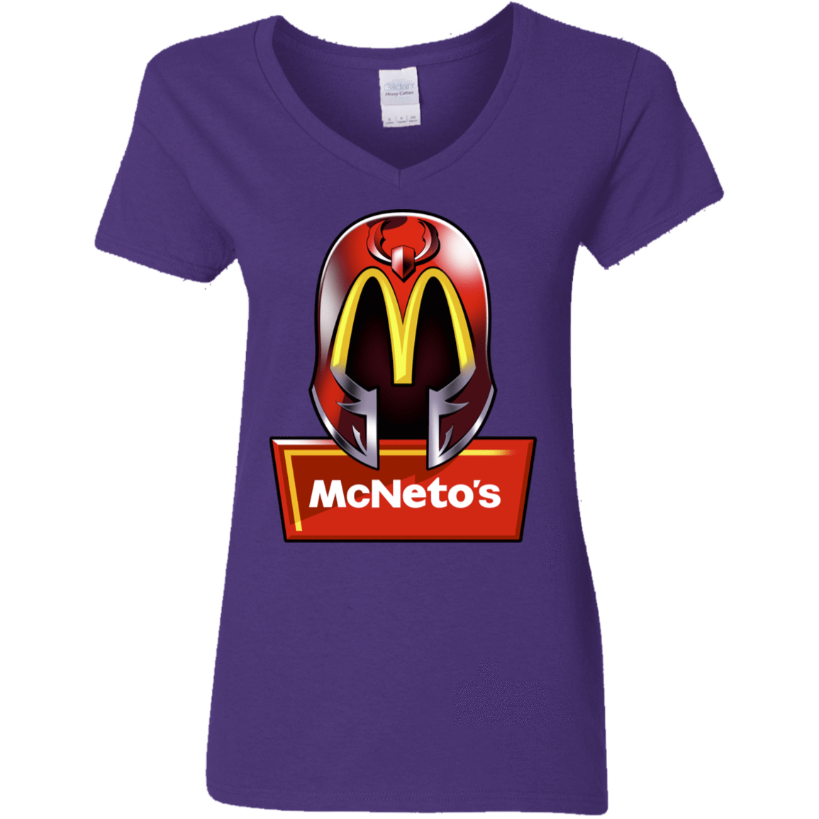 T-Shirts Purple / S McNeto's Women's V-Neck T-Shirt