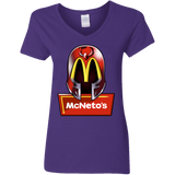 T-Shirts Purple / S McNeto's Women's V-Neck T-Shirt