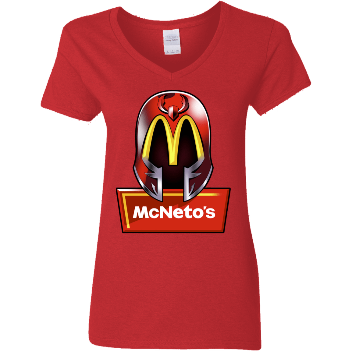 T-Shirts Red / S McNeto's Women's V-Neck T-Shirt