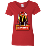 T-Shirts Red / S McNeto's Women's V-Neck T-Shirt