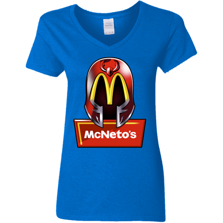 T-Shirts Royal / S McNeto's Women's V-Neck T-Shirt