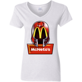 T-Shirts White / S McNeto's Women's V-Neck T-Shirt