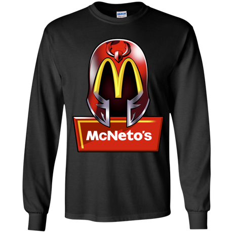 T-Shirts Black / YS McNeto's Youth Long Sleeve T-Shirt