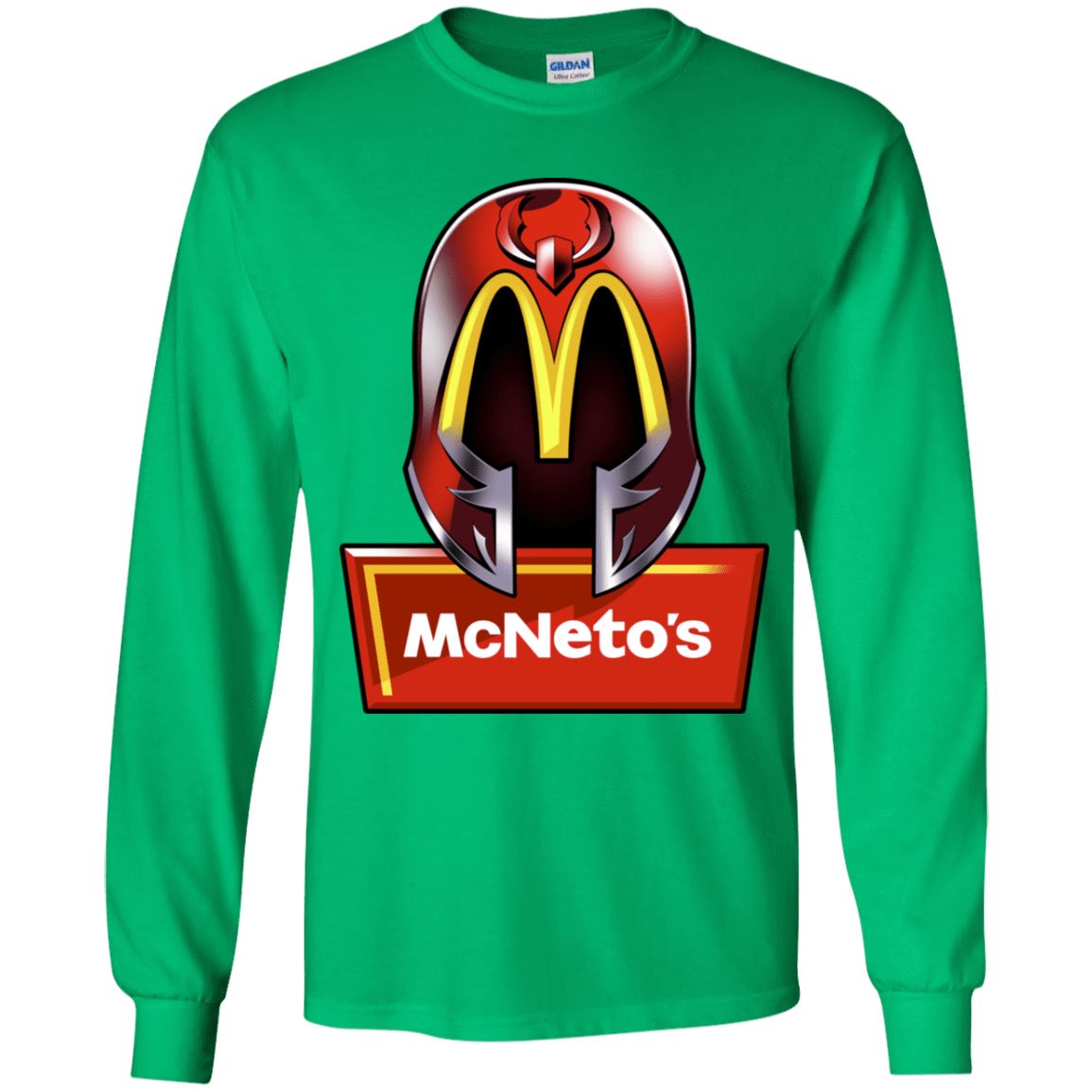 T-Shirts Irish Green / YS McNeto's Youth Long Sleeve T-Shirt