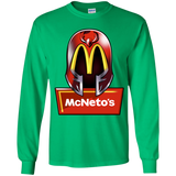 T-Shirts Irish Green / YS McNeto's Youth Long Sleeve T-Shirt