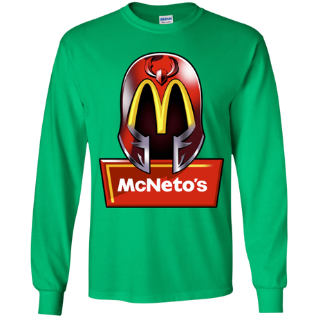 T-Shirts Irish Green / YS McNeto's Youth Long Sleeve T-Shirt