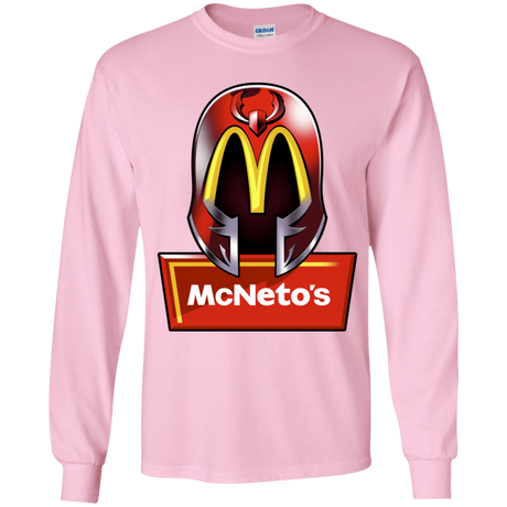 T-Shirts Light Pink / YS McNeto's Youth Long Sleeve T-Shirt