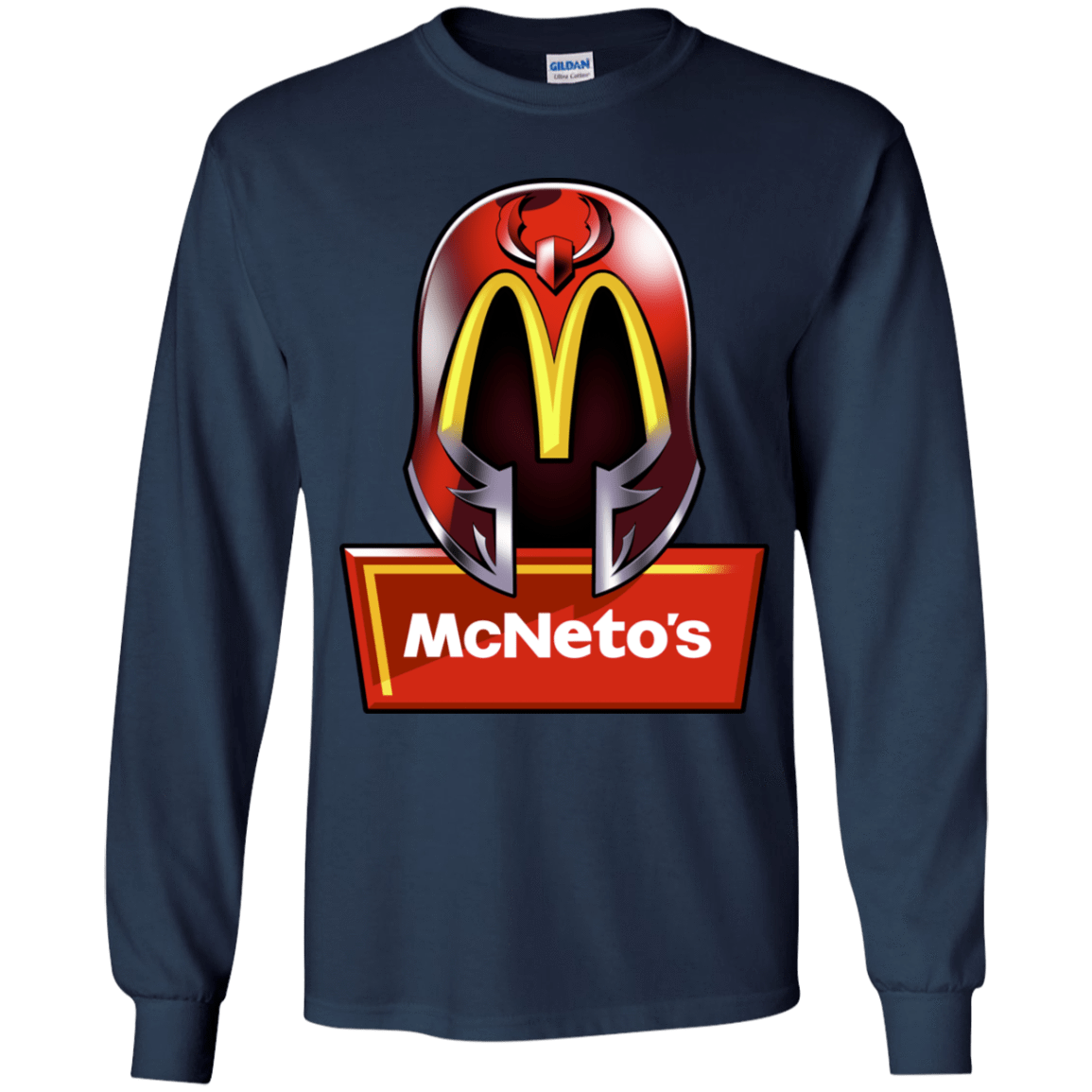 T-Shirts Navy / YS McNeto's Youth Long Sleeve T-Shirt
