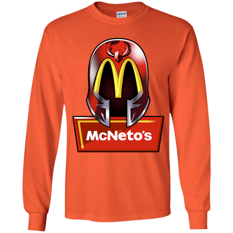 T-Shirts Orange / YS McNeto's Youth Long Sleeve T-Shirt
