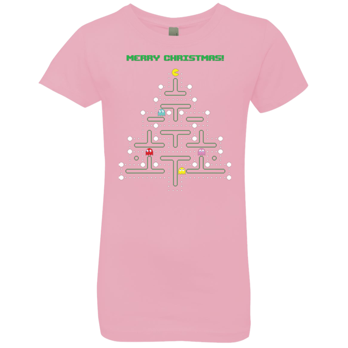 T-Shirts Light Pink / YXS Mcpacman Girls Premium T-Shirt