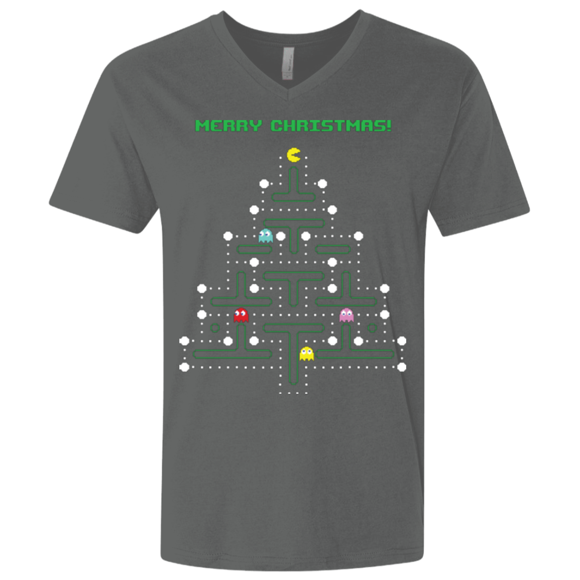 T-Shirts Heavy Metal / X-Small Mcpacman Men's Premium V-Neck