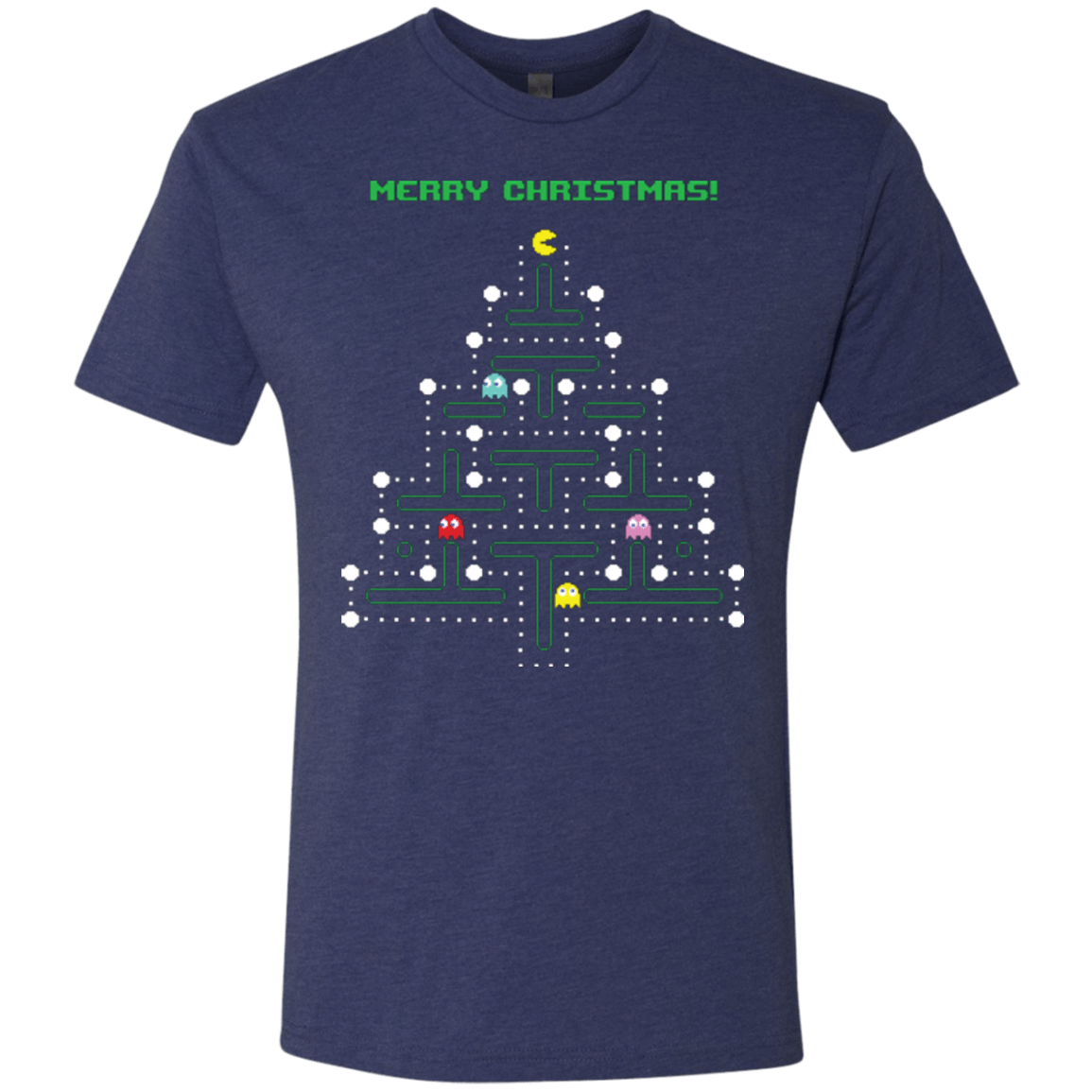 T-Shirts Vintage Navy / Small Mcpacman Men's Triblend T-Shirt