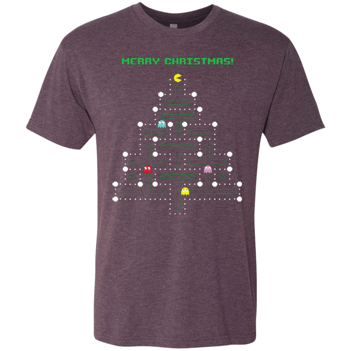 T-Shirts Vintage Purple / Small Mcpacman Men's Triblend T-Shirt