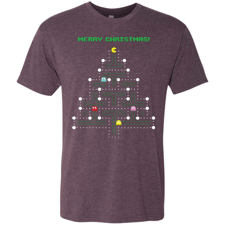 T-Shirts Vintage Purple / Small Mcpacman Men's Triblend T-Shirt