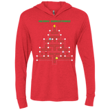 T-Shirts Vintage Red / X-Small Mcpacman Triblend Long Sleeve Hoodie Tee