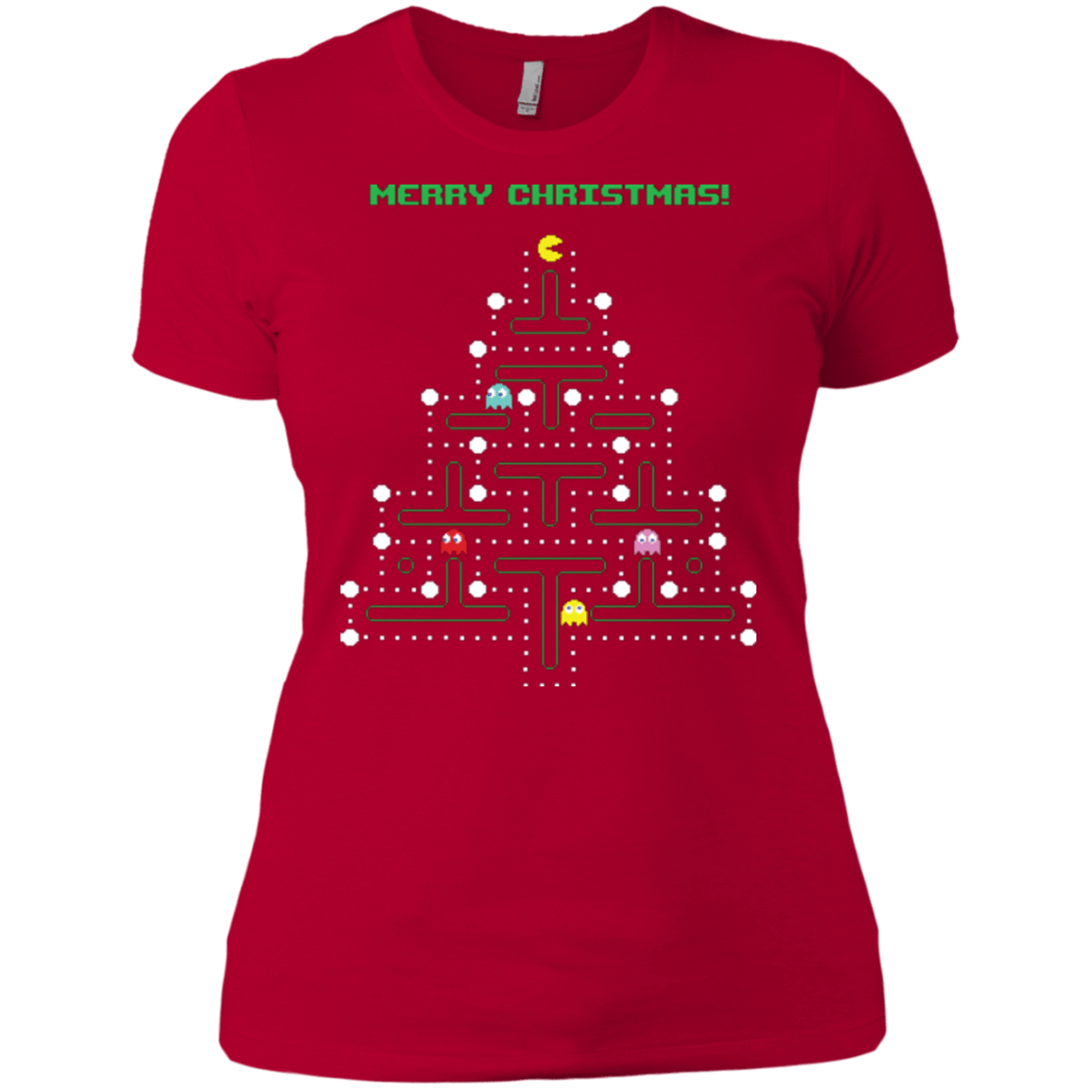 T-Shirts Red / X-Small Mcpacman Women's Premium T-Shirt