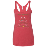 T-Shirts Vintage Red / X-Small Mcpacman Women's Triblend Racerback Tank