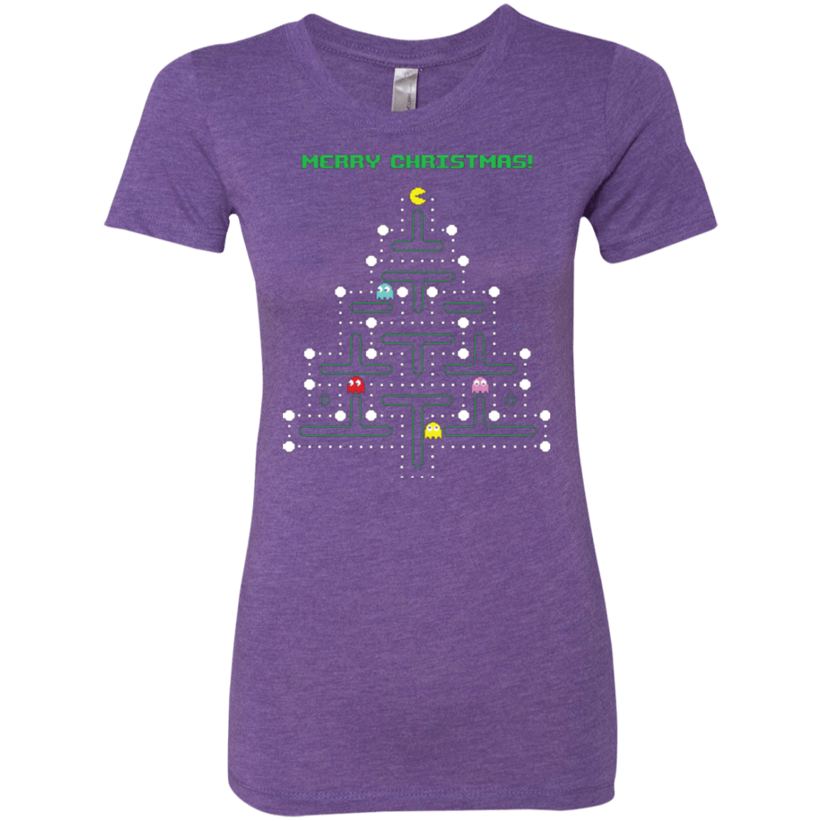 T-Shirts Purple Rush / Small Mcpacman Women's Triblend T-Shirt