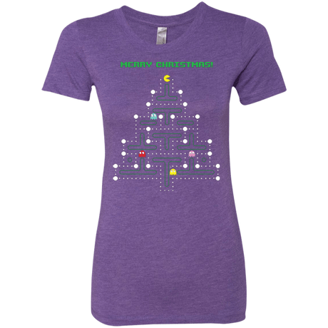 T-Shirts Purple Rush / Small Mcpacman Women's Triblend T-Shirt