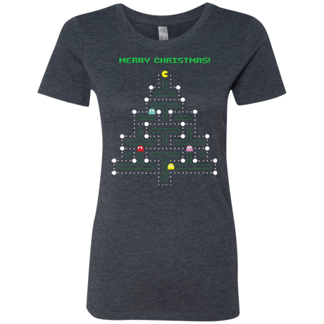 T-Shirts Vintage Navy / Small Mcpacman Women's Triblend T-Shirt