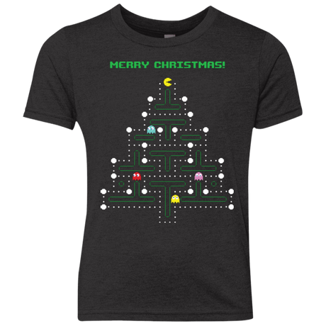 T-Shirts Vintage Black / YXS Mcpacman Youth Triblend T-Shirt