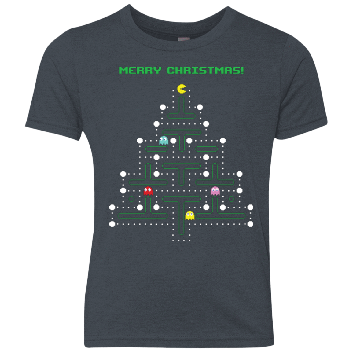 T-Shirts Vintage Navy / YXS Mcpacman Youth Triblend T-Shirt