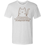 T-Shirts Heather White / Small ME cat Men's Triblend T-Shirt
