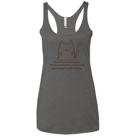 T-Shirts Premium Heather / X-Small ME cat Women's Triblend Racerback Tank