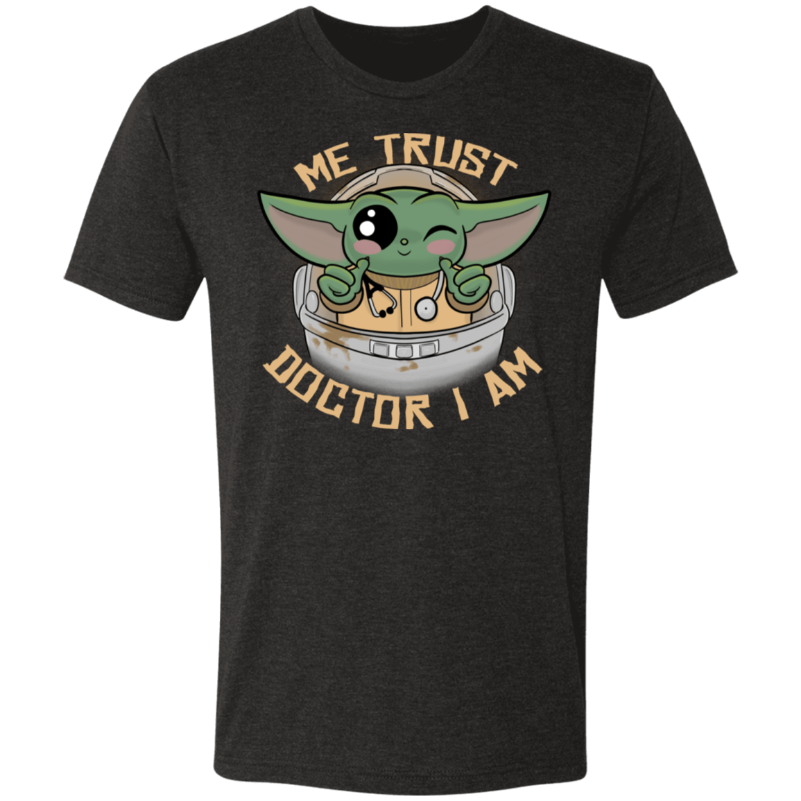 T-Shirts Vintage Black / S Me Trust Doctor I Am Men's Triblend T-Shirt