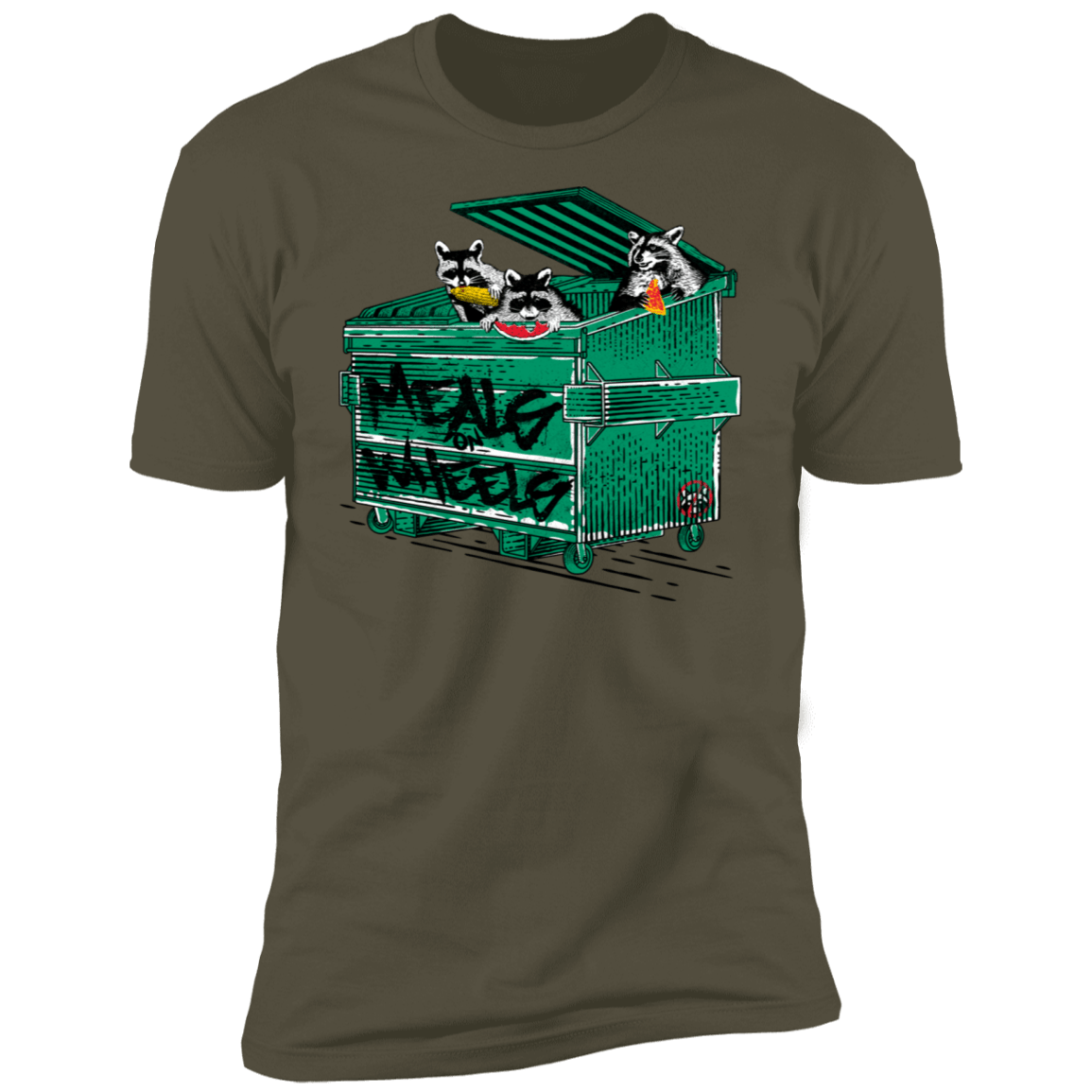 T-Shirts Military Green / S Meals on Wheels Men's Premium T-Shirt